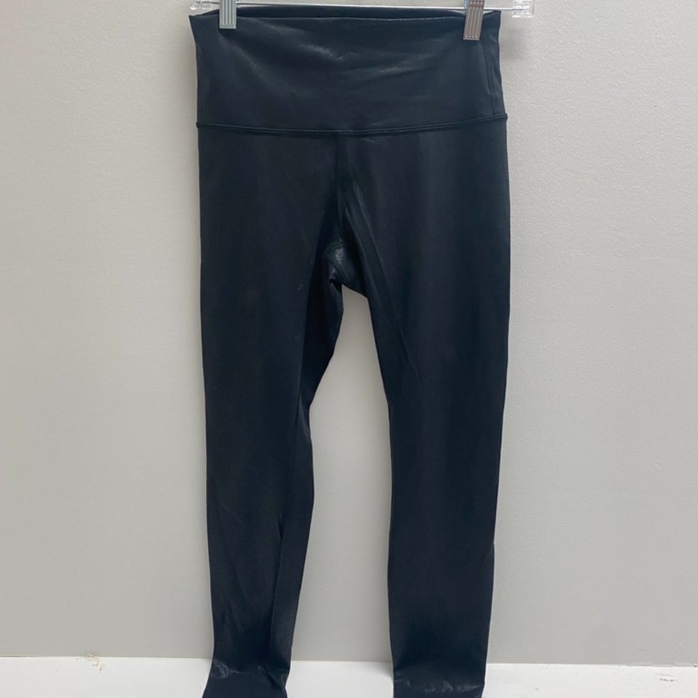 Lululemon Wunder Under Leggings Limited Edition Size 6, Shiny Black